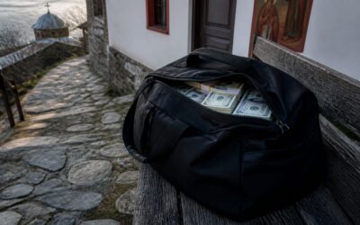 Gigi Becali a explicat de ce a donat 3 milioane de dolari cash călugărilor români de la Athos