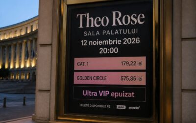 Theo Rose va susține un concert la Sala Palatului în 2026 iar biletele Ultra VIP sunt deja epuizate