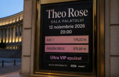 Theo Rose va susține un concert la Sala Palatului în 2026 iar biletele Ultra VIP sunt deja epuizate