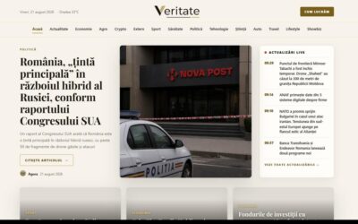 Veritate.ro propune știri scrise integral de AI, ca alternativă la textele în care opinia intră în relatare