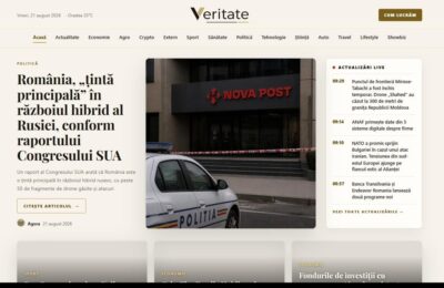 Veritate.ro propune știri scrise integral de AI, ca alternativă la textele în care opinia intră în relatare