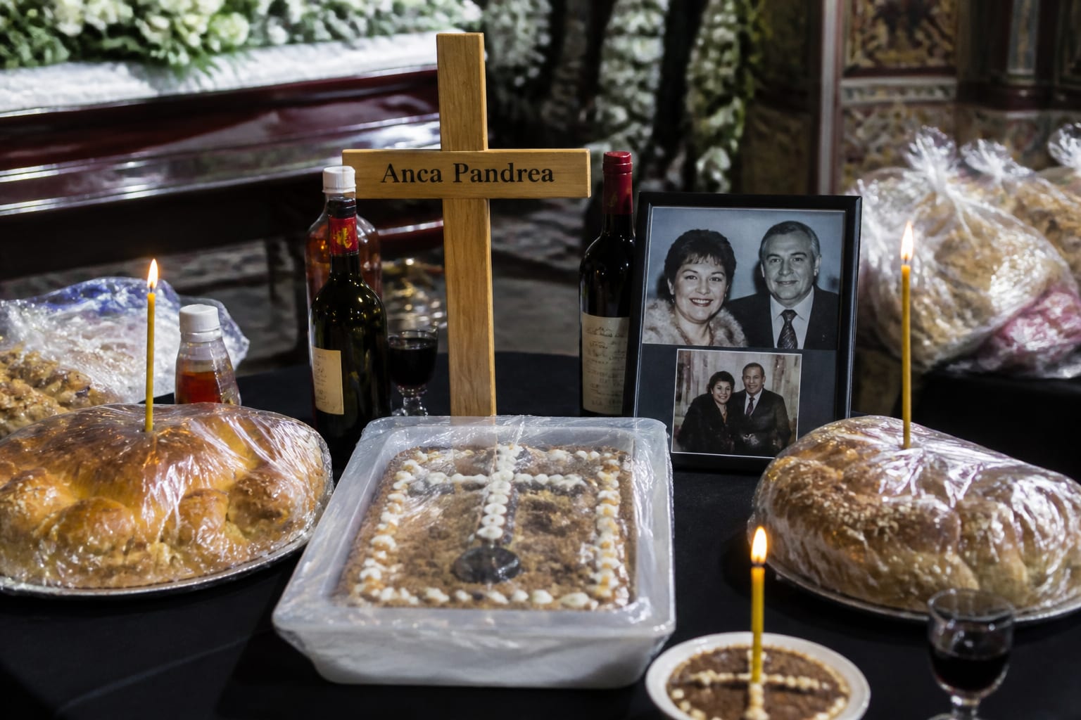 Anca Pandrea a fost înmormântată lângă Iurie Darie, la Cimitirul Sfânta Vineri