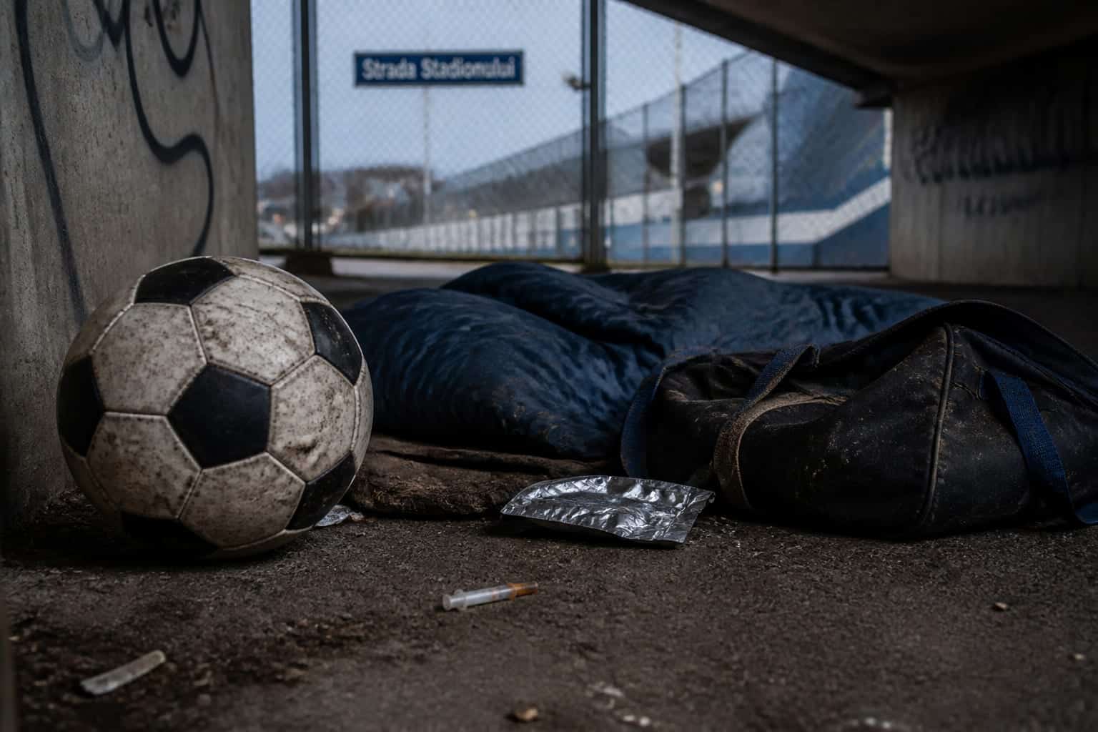 Un fotbalist dependent de droguri ar trăi pe străzi și nu vrea să mai fie cunoscut